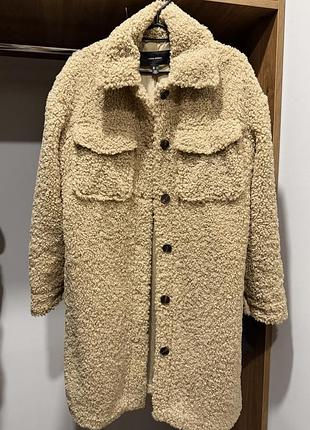 Пальто teddy від бренду vero moda