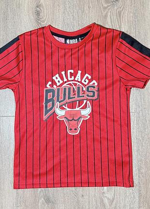 Дитяча баскетбольна спортивна футболка primark nba chicago bulls, на зріст 128 см (7-8 років)