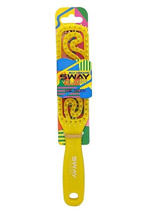 Щетка для укладки волос sway eco organic yellow размер s 130 153 yelb