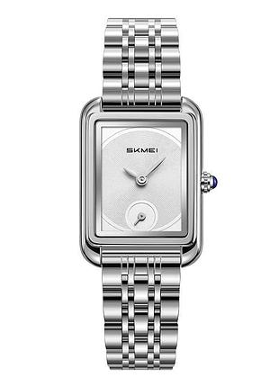 Жіночий годинник skmei 2670sisi silver-silver у класичному стилі, сріблястий браслет