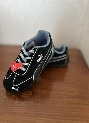 Кросівки для дітей puma чорні, розмір 24