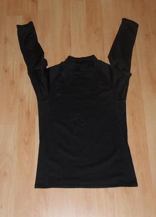 Чёрная компресионная термокофта/рашгард black dri-fit pro combat compression warm fleece m-l-xl nike x columbia