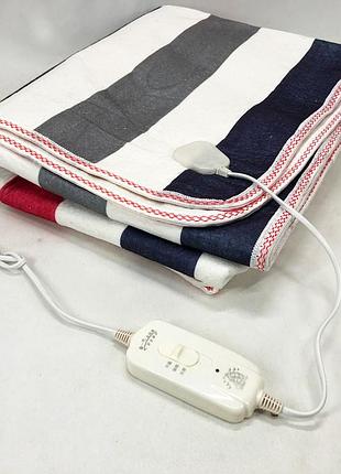 Электрическая простынь для комфортного сна electric blanket 180х150см, электрическое плед одеяло by-88
