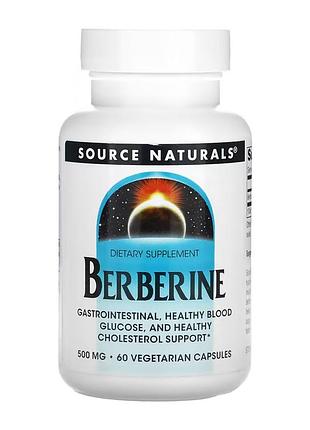 Берберин 500 мг, source naturals, 60 капсул