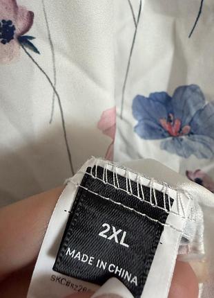 🥰 міді сукня в квітковий принт shein 2xl 10