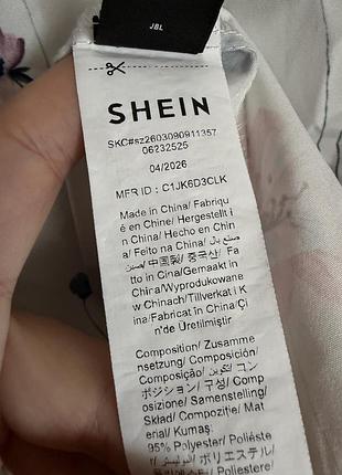 🥰 міді сукня в квітковий принт shein 2xl 7