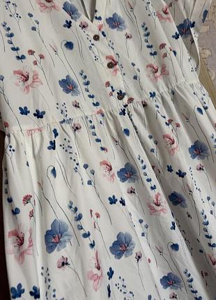 🥰 міді сукня в квітковий принт shein 2xl 9