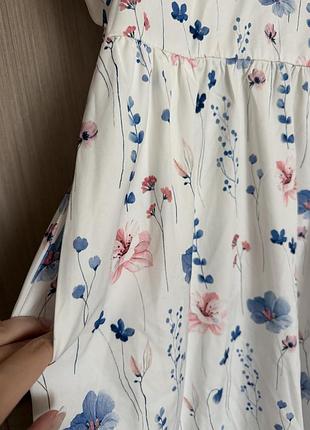 🥰 міді сукня в квітковий принт shein 2xl 8