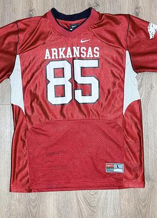 Підліткова джерсі nike arkansas razorbacks nº85 американський футбол, 16-18 років