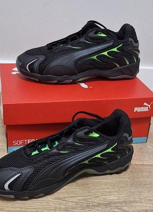 Нові оригінальні підліткові кросівки puma inhale black / green — розмір 36 (23.5 см)