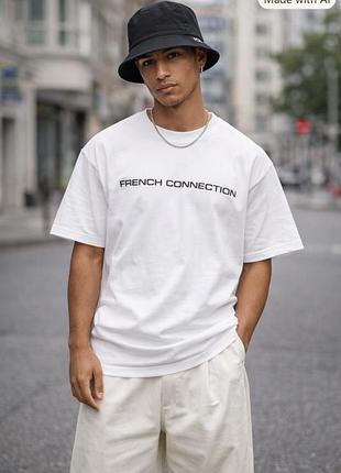 Капелюх french connection 😉модель fcuk панама унісекс черная панамка шляпа