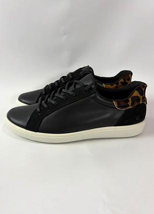 Женские кожаные кроссовки кеды ecco soft 7 - 43 размер