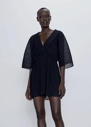 Коротка сукня жіноча zara чорна