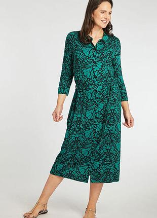 Платье рубашка трикотаж"bonmarche" 22eu