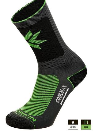 Шкарпетки norfin t1a element active coolmax crew (70% coolmax,18% pl, 7% ny, 5% еласт.) р.m(39-41)