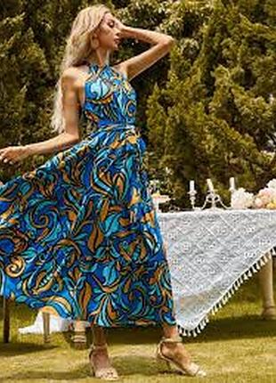 Zara платье сукня размер 44-46 / 12 летнее коттон 100 многоярусное в стиле бохо