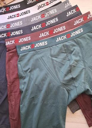 Комплект боксеров удлиненных 6шт 4xl j&amp;j jack and jones хлопок