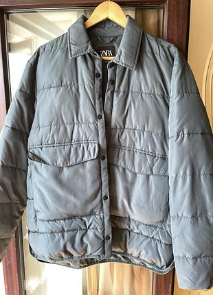 Чоловіча куртка zara, стьобана, m