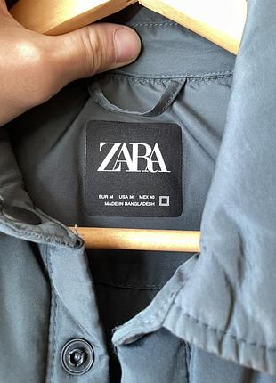 Чоловіча куртка zara, стьобана, m 3