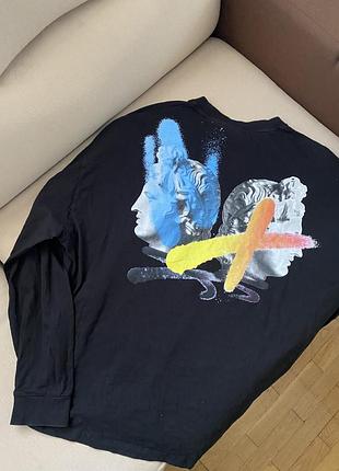 Лонгслів з принтом на спині asos