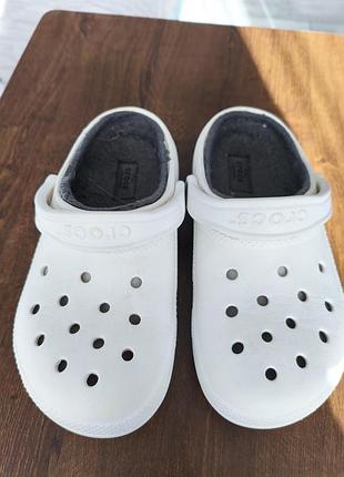 Шлепанцы crocs теплые,размер 37