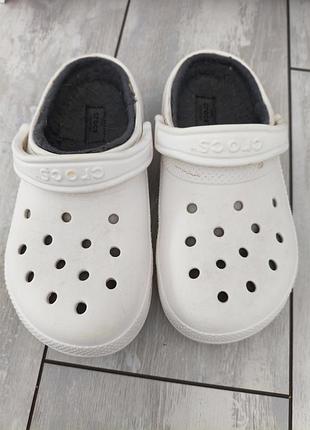 Шлепанцы crocs теплые,размер 37 2