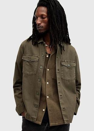 Бавовняна сорочка allsaints spotter ls shirt