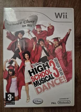 🧡🧡🧡игровой диск для приставки nintendo wii high school musical dance3🧡🧡🧡