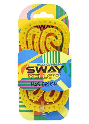 Укладка щетки sway eco organic yellow 130 156 yelb