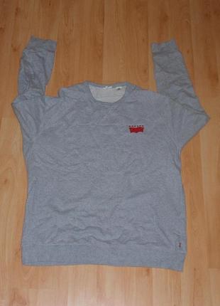 Сіра кофта/світшот levis x fc liverpool/фк Ліверпуль premium polo ck under original xl-xxl-(2xl) лівис/левайс nike x adidas