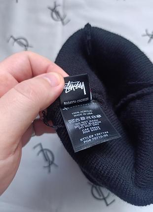 Шапка stüssy big stock cuff beanie 4