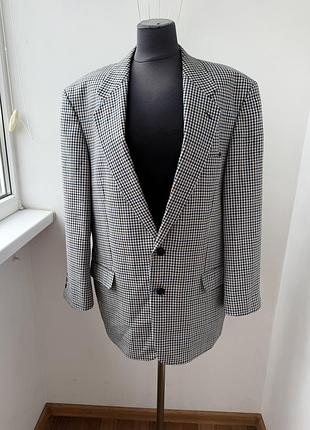 Вінтажний вовняний піджак westbury c&a 100% pure new wool (arthur bell, scotland) розмір 52