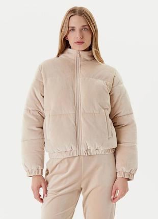 Зимова оригінальна куртка guess велюрова