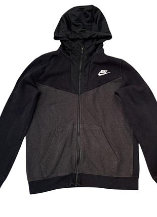 Кофта для підлітків хлопчиків nike 260726 чорна з сірим