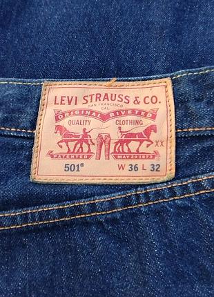 Оригинальные мужские джинсы, levi's 501, w36.