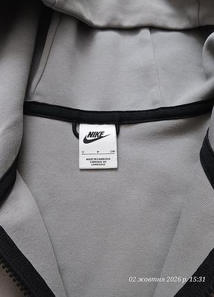 Кофта чоловіча nike tech fleece сіра 6