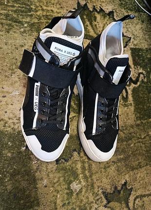 Кросівки жіночі puma x ueg чорно-білі