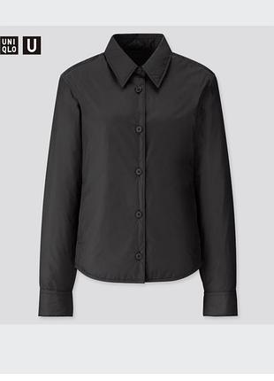 Куртка сорочка на пуху uniqlo