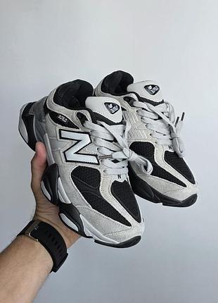 Утепленные зимние женские кроссовки new balance 9060 winter termo grey 1944 беланс серого цвета термо