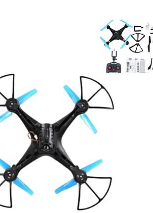 Квадрокоптер dm98 drone з камерою wifi g-сенсор режим чорний (dm98_1095)
