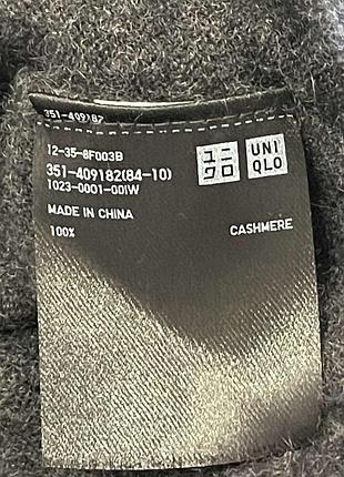 Светр cashmere 100% uniqlo 5