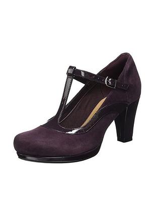 Clarks chorus pitch 🍷 елегантні mary jane кольору вина | 39-39,5 eu