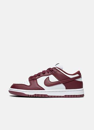Кроссовки женские nike dunk low bordeaux 3