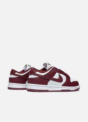 Кроссовки женские nike dunk low bordeaux 4