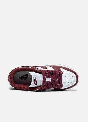 Кроссовки женские nike dunk low bordeaux 5