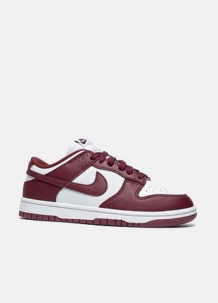 Кроссовки женские nike dunk low bordeaux 6