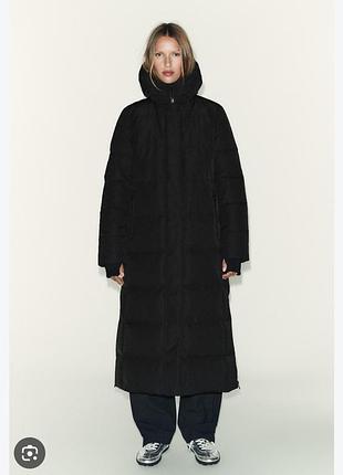 Зимний пуховик zara
