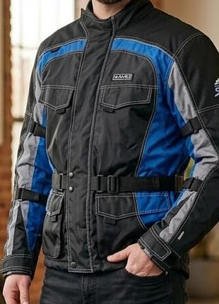 Текстильная мотокуртка kamo bikewear с защитой (размер l)
