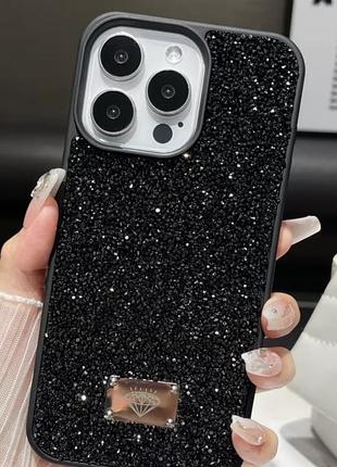 Чохол для iphone 17 pro з блискітками
