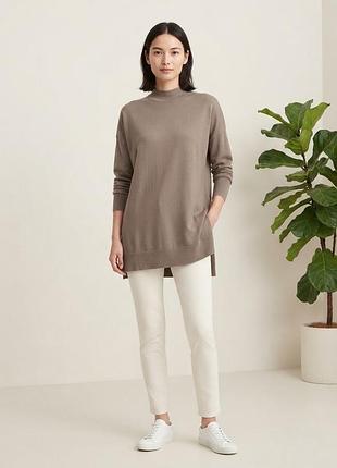 Стильна подовжена туніка / светр uniqlo з вовною, розмір xs-s